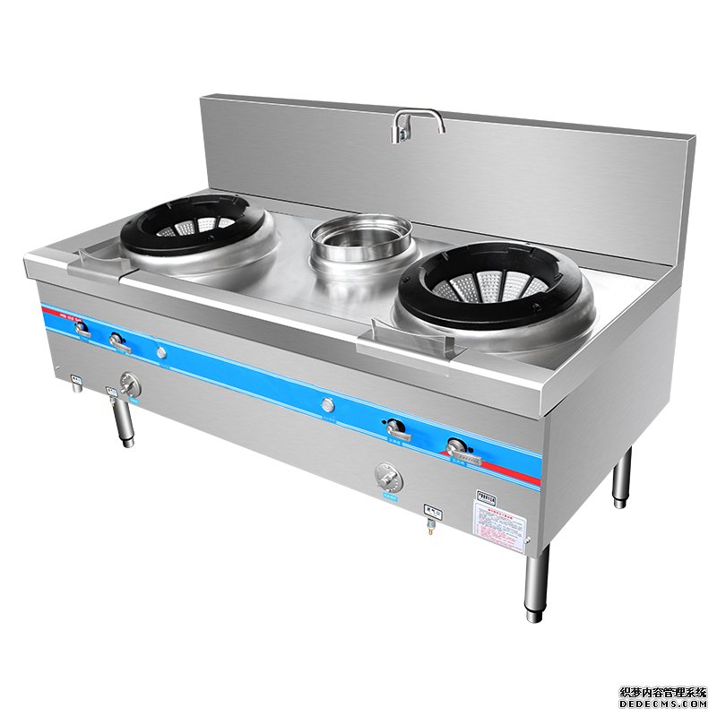 双头单尾燃气炒炉2