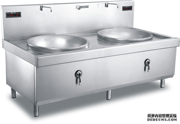 双头电磁大炒炉