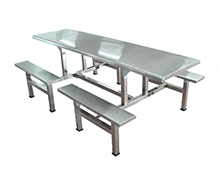 不锈钢8人餐桌