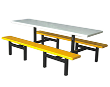 B款玻璃钢8人餐桌